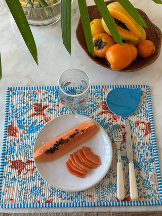 Orange Fish & Stripes