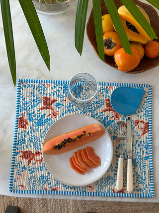 Orange Fish & Stripes