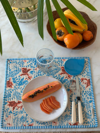 Orange Fish & Stripes