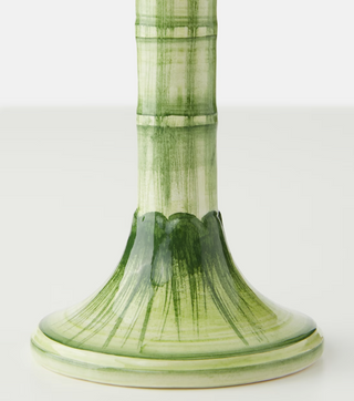 Palm Tree Candlestick - Green