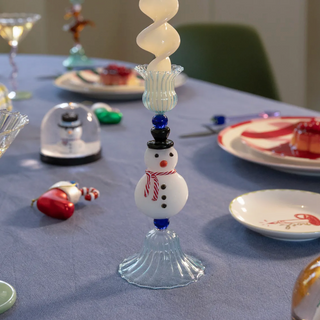 Snowman Candle Holder