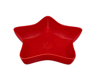 Snowflakes Large Star Bowl