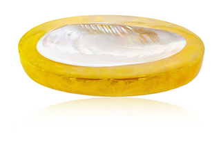 Large Caviar Dish - Yellow