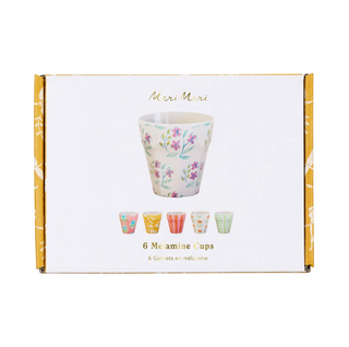 Flora Reusable Cups - Set of 6