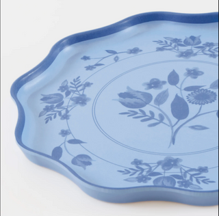 Vintage Botanical Reusable Small Plates - Set of 4