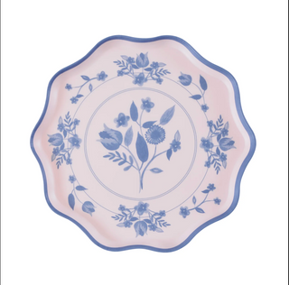 Vintage Botanical Reusable Small Plates - Set of 4