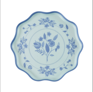 Vintage Botanical Reusable Small Plates - Set of 4