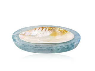 ice blue caviar dish