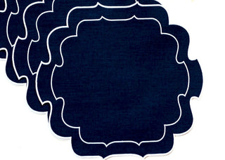 Navy Linen Placemat