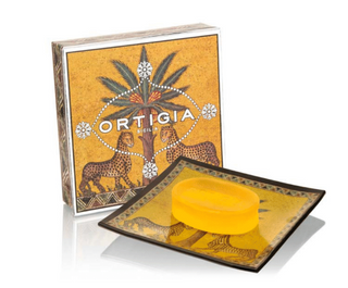 Ortigia Sicilia Zagara Soap and Dish